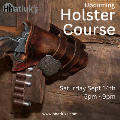 Holster Course, Saturday, Sept 14th, 2024, 5pm-9pm